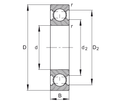 S 6201-C, ă(ni)YC (j) DIN 625-1 ˜ʵҪߴ