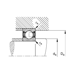 S 6216-2RSR, (j) DIN 625-1 ˜ʵҪߴ, ɂȴܷ